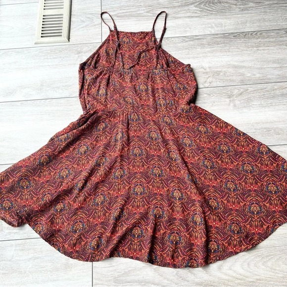 Abercrombie & Fitch Red  Skater Mini Dress Fit-n-Flare
Floral Boho Dress - Picture 11 of 15